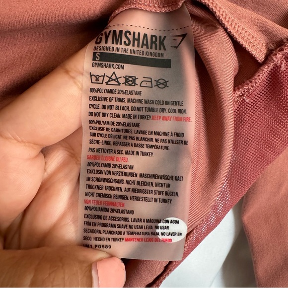 NWT Gymshark x Whitney Simmons V1 Long Sleeve Moab Long Sleeve Crop Top - Picture 15 of 15